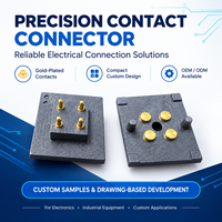 Ensemble de test Pogo Pin avec broches de positionnement pour un alignement précis, conçu pour les tests fonctionnels et de burn-in des modules d'alimentation PCBA
