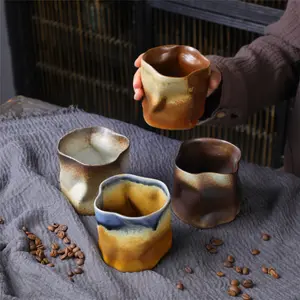 Tasse à café en céramique 280ml, livraison directe, Style Vintage créatif en céramique, tasse à eau, verres, jus, thé, cadeau