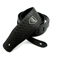 Offre Spéciale 2.5 pouces réglable doux brodé et Serpentine ceintures de guitare en cuir PU sangles de guitare en relief pour pièces de guitare
