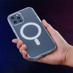 <span class=keywords><strong>Housse</strong></span> de <span class=keywords><strong>smartphone</strong></span> antichoc <span class=keywords><strong>pour</strong></span> iphone 12 <span class=keywords><strong>coque</strong></span> de téléphone en acrylique transparent magnétique <span class=keywords><strong>pour</strong></span> iphone 12 pro max 13 14 15 étui transparent sans fil - Product Image 4