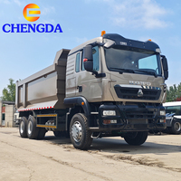 Camion benne basculante reconditionné HOWO TX 6X4 375HP, poids lourd, 10 roues, pour l'exploitation minière et la construction