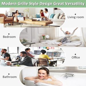 Grille d'aération <span class=keywords><strong>de</strong></span> salle <span class=keywords><strong>de</strong></span> bain 9 x 9 compatible avec ventilateur <span class=keywords><strong>de</strong></span> plafond carré en plastique blanc à ressort, accessoires <span class=keywords><strong>de</strong></span> climatisation - Product Image 2
