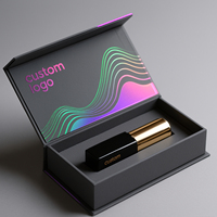 Caja de Embalaje de Lápiz Labial con Logotipo de Diseño Personalizado, Juego de Lápiz Labial Cosmético, Caja de Brillo Labial, Caja de Lápiz Labial