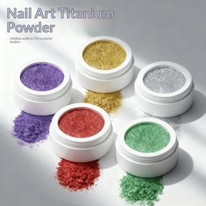 Polvo Mágico para Decoración de Uñas, Efecto Espejo, Brillante, Electrochapado, No Sólido, Accesorios para Uñas - Product Image 2