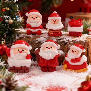 Miniaturas de Resina Encantadoras de <span class=keywords><strong>Santa</strong></span> <span class=keywords><strong>Claus</strong></span>, Estilo Nostálgico y Hereditario, Ideales para Regalos de Navidad y Rellenos de Calcetines - Product Image 4