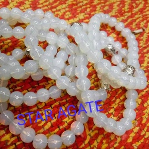 Nueva estrella ágata venta alta calidad Opalite Buda pulsera piedra preciosa natural piedra semipreciosa artesanía Opalite Buda - Product Image 2