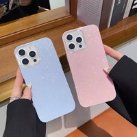 Coque de téléphone scintillante pour i18pro, coque arrière en TPU brillant pour iPhone 17 Pro, compatible avec tous les modèles iPhone 11, 12, 13, 14, 15, 16, 17