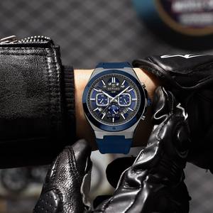 REWARD 832257 Fashion <b>Men's</b> Quartz <b>Watch</b> Multi Functional Automatic Date Chronograph Casual Silicone Strap <b>Watches</b> <b>for</b> <b>Man</b> - Product Image 4