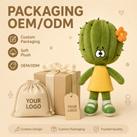 Peluche personnalisée en forme de cactus, jouets en peluche rembourrés de coton PP, fabrication directe d'usine OEM/ODM, fabricant de jouets en peluche
