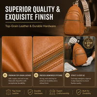 Sac de Poitrine de Luxe pour Femme, Sac Bandoulière en Cuir Tendance, Sac de Voyage Élégant pour Femme, Vente en Gros, Fabrication OEM ODM