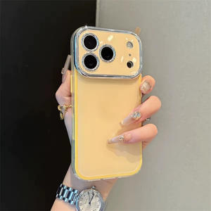 Coque de téléphone antichoc en gelée scintillante haute couture avec grande fenêtre, couverture intégrale, compatible iPhone 17 Pro - Product Image 5