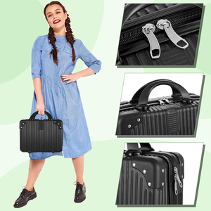 Cosmetici <span class=keywords><strong>piccola</strong></span> <span class=keywords><strong>valigia</strong></span> 14 pollici leggera coreana custodia da viaggio Mini custodia - Product Image 6