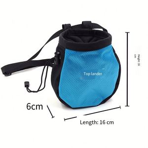 Bolsa de Tiza Portátil para Escalada en Roca con Cinturón, Bolsa de Tiza Impermeable para Escalada en Gimnasio, Montañismo, Gimnasia - Product Image 2