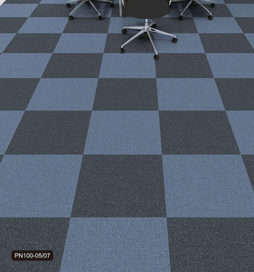 Azulejos de alfombra de nailon ecológicos, respaldo de PVC, patrón cuadrado moderno hecho a máquina, uso en el hogar, oficina, Hotel, alfombra elegante para sala de estar - Product Image 1