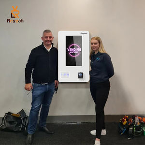 Distributeur automatique intelligent petit design de mode écran tactile de <span class=keywords><strong>32</strong></span> pouces montage mural distributeur automatique de billets uniquement carte de crédit Pos - Product Image 5