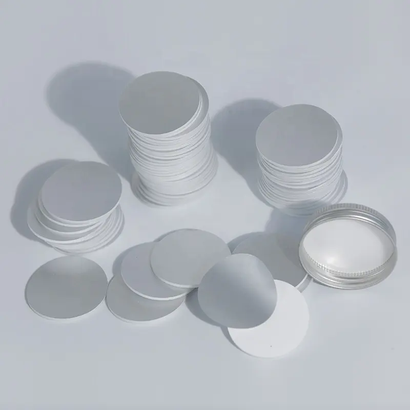 Non-toxic aluminum film self adhesive cap seal liner for Plastic bottle lid