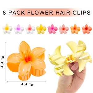 Accessoires de cheveux tropicaux de plage d'Hawaii pinces à cheveux de Plumeria pinces à cheveux de <span class=keywords><strong>fleur</strong></span> hawaïenne pour femmes filles - Product Image 3