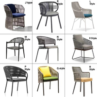 Ensemble de table et de chaises d'extérieur en métal moderne personnalisé en trois parties - Léger et durable pour le jardin, la terrasse, le balcon, les loisirs