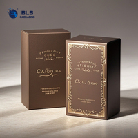 Boîtes en papier pliables personnalisées imprimées à la main avec estampage à chaud, revêtement UV, gaufrage, emballage de luxe pour cosmétiques et parfums