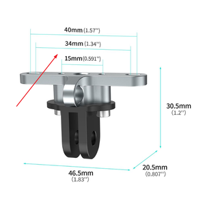Clip de Sujeción de Aleación de Aluminio para Brazo de Extensión Arri-Gear, Compatible con Controles Remotos <span class=keywords><strong>DJI</strong></span> RC/RC2/<span class=keywords><strong>Mini</strong></span> 4/<span class=keywords><strong>3</strong></span> <span class=keywords><strong>Pro</strong></span> - Product Image 4
