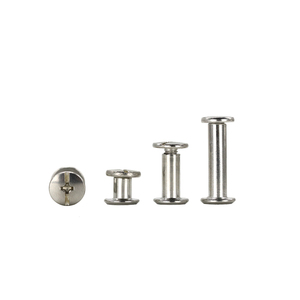 Bu lông vít Chicago đầu bằng, đầu chữ thập, mạ niken, thép giá xuất xưởng, cỡ M4, <span class=keywords><strong>10</strong></span> đầu - Product Image 6