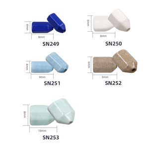 Bandes de cristaux plats multicolores, pierres oxydées à ions négatifs, perles en vrac 4 x 8 mm, accessoires pour bracelets et colliers - Product Image 5
