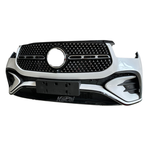 Parachoques Delantero Compatible con Mercedes Benz <span class=keywords><strong>GLE</strong></span> <span class=keywords><strong>300d</strong></span>/350/400e/450/580 W167, Incluye Rejilla, Radiador, Ventilador y Componentes del Parachoques - Product Image 3