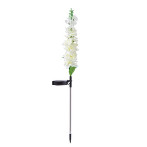 Lampe de jardin solaire en forme de jacinthe, 6 LED, lumière chaude, étanche, décoration extérieure pour pelouse et jardin - Product Image 2
