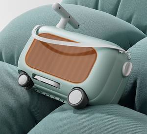 Valigia giocattolo per auto a dondolo ultraleggera Anti ribaltamento con ruote universali Mute nuovo bagaglio a mano per bambini - Product Image 4