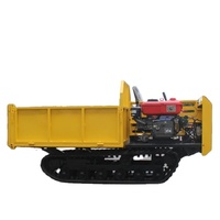 1 tonne 1.5 tonnes Mini Transporter Dumpers Hydraulique Tracked Dumper Vehicle Mine Crawler Dump Truck à vendre