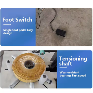 Automatic Tyre/PE Pipe/Cable Coil Horizontal Orbital <b>Stretch</b> Film Wrapping Packing Wrapper <b>Machine</b> - Product Image 4