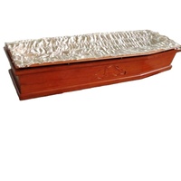 Ataúd Refrigerado de Madera Maciza de Alta Calidad, Estilo Europeo, con Tallados Chinos, Ecológico y Biodegradable para Funerales de Adultos