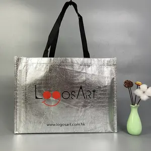 Saco de compras personalizado de luxo, saco de roupas personalizado para bolsa de roupas de flor, saco de compras reutilizável com zíper