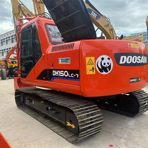 Excavatrice sur chenilles hydraulique d'occasion DOOSAN DH150LC-7 de 14 TONNES, provenant de Chine, modèle DH150, DH225, DH300, grandes excavatrices - Product Image 6