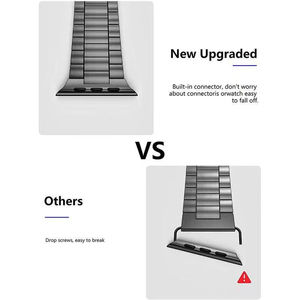 Bandas <span class=keywords><strong>de</strong></span> acero inoxidable ultrafinas para <span class=keywords><strong>Apple</strong></span> <span class=keywords><strong>Watch</strong></span> <span class=keywords><strong>Pulsera</strong></span> Correa Pulseras Tres cuentas Enlaces Correa <span class=keywords><strong>de</strong></span> metal - Product Image 4