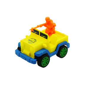 Pull Back Military Vehicle Plastic Friction <span class=keywords><strong>jeep</strong></span> Pull Back Car for Kids Surprise Egg Toys - Product Image 3