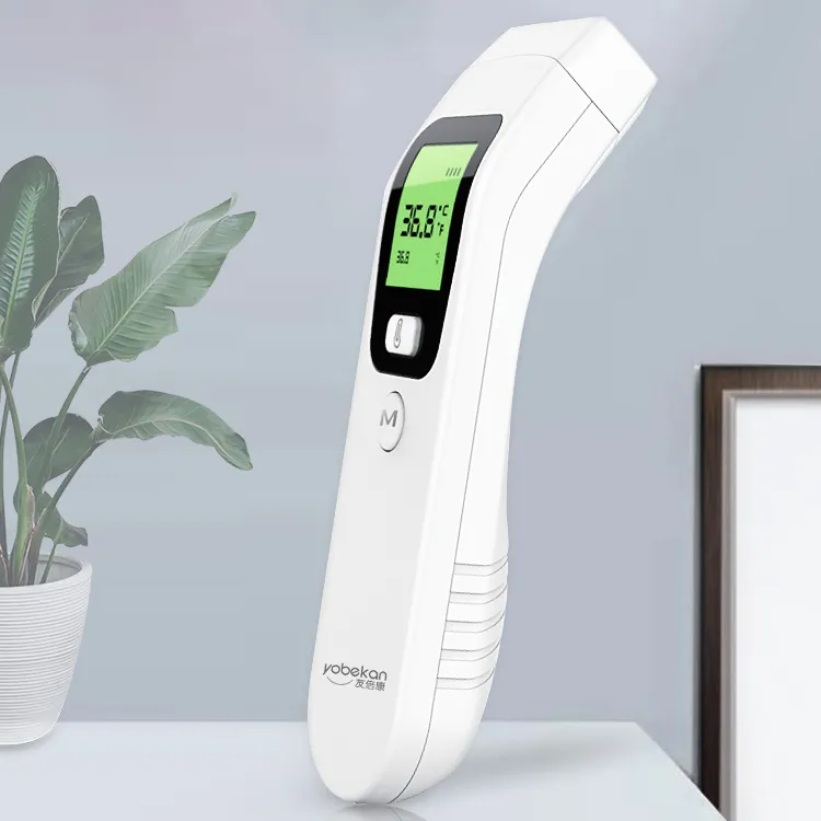 Manufacturer Green Color Screen Contactless Adults/baby Non Contact Digital Forehead Fever Detector Thermometers