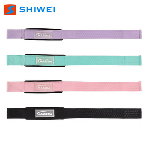 สายรัดข้อมือยกน้ำหนัก Shiwei สีม่วง กันลื่น ป้องกันมือสำหรับออกกำลังกาย เหมาะสำหรับเดดลิฟท์ ดึงข้อ บาร์โหน ใช้ได้ทั้งชายและหญิง ยืดหยุ่นปานกลาง - Product Image 3