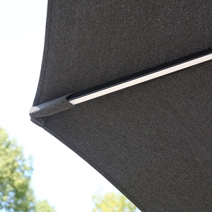 <span class=keywords><strong>Parasol</strong></span> de jardin moderne en aluminium 100% avec manivelle manuelle, inclinaison automatique, pliable, protection UV, parasols de patio, 3 m, mât central - Product Image 5