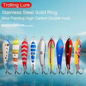 Usine de Weihai Leurre de pêche ABS en plastique dur, type cuillère, avec double hameçon, flottant, pour thon et pêche à la traîne - Product Image 6