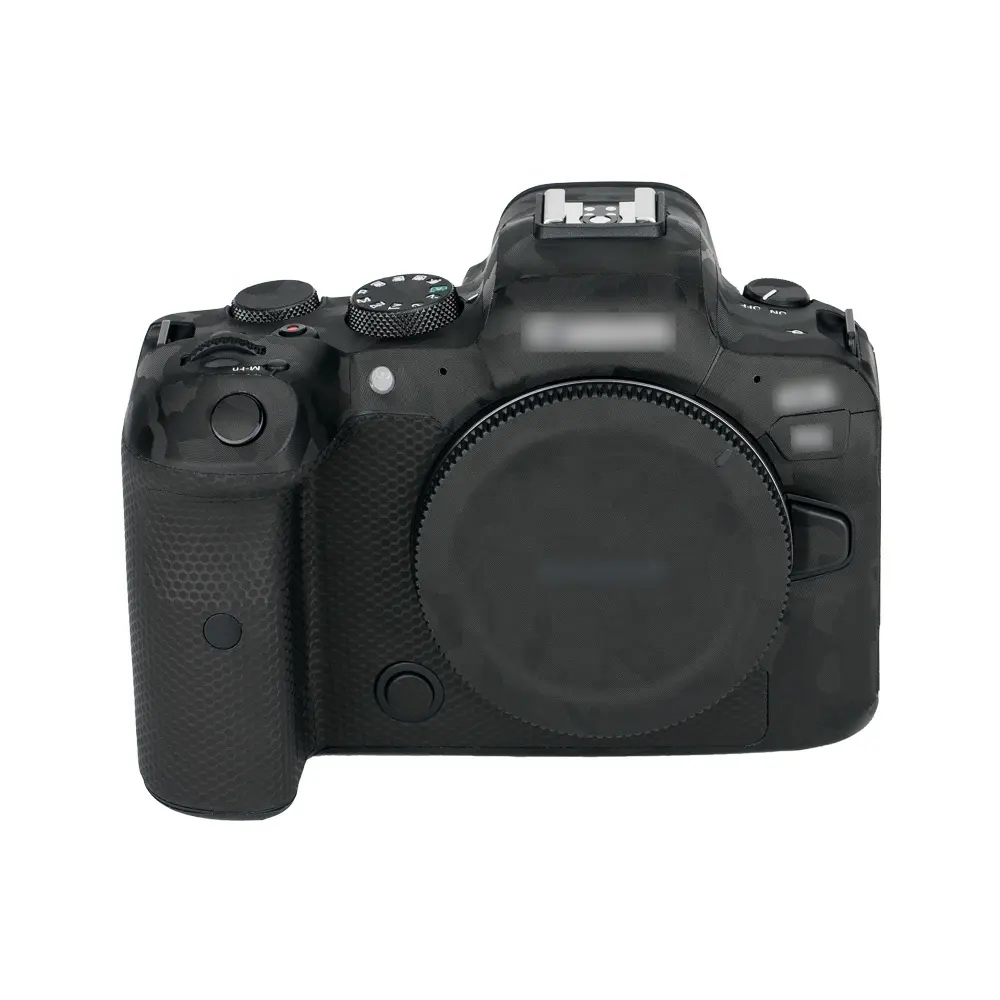 KIWIFOTOS 섀도우 블랙 카메라 바디 스티커 캐논 EOS R6 보호 스킨 필름 키트 카메라 스킨 액세서리