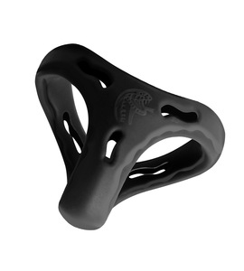 Anillo peniano de tres orificios TPE Egg-Fixing para retención escrotal de larga duración y control del tiempo de retardo - Product Image 1