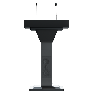 SONBS Wit Two UHF Microphones sans fil UHF en bois et métal pour conférences et pupitres - Product Image 4