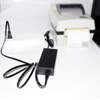 Adaptateur d'alimentation LED blanc 12V AC/DC pour caméra de surveillance automobile, moniteur LCD, 5.0A, 4 broches, transformateur SMPS 12V 5A, certifié FCC CE UL