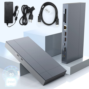 Bộ Chia Cổng <span class=keywords><strong>USB</strong></span> <span class=keywords><strong>Thunderbolt</strong></span> <span class=keywords><strong>3</strong></span>, Ổ Cắm <span class=keywords><strong>Usb</strong></span> Type C SD4.0 Hiển Thị Nhanh Các Cổng <span class=keywords><strong>Usb</strong></span> Đa Cổng - Product Image 1