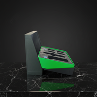 Boîte cadeau de luxe personnalisée en carton rigide avec ouverture à porte, insert en mousse EPE, doublure en éponge - Matériaux recyclés écologiques, finition mate