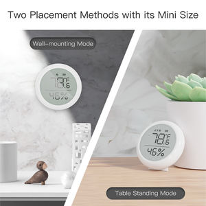 טויה חכם <span class=keywords><strong>zigbee</strong></span> טמפרטורה ולחות חיישן לחץ מד מד לחץ היסטורומטר מקורה עם צג lcd דיגיטלי - Product Image 4