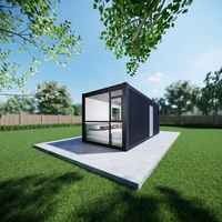 Maisons conteneurs modulaires pliables en acier léger, design créatif Star Cabin, pour cuisine, salon, chambre, écologiques, 20 pieds