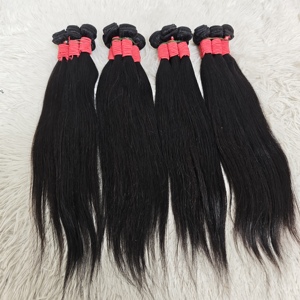 Promotion $6 Human Hair Brazilian Virgin Hair Bundles Straight 18 Inches <b>Body</b> <b>Wave</b> 100% Human Hair Weft Wholesale Factory - Product Image 4