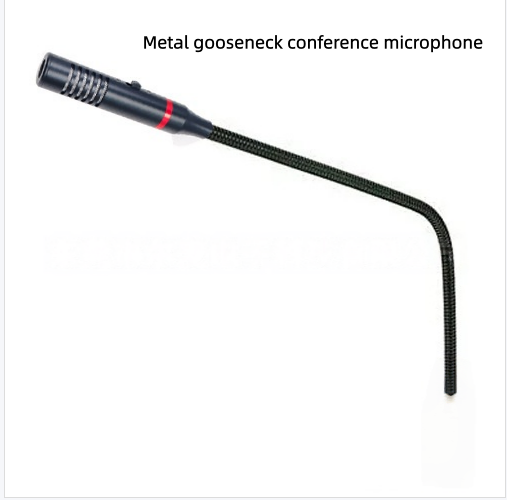 Wired Condenser Cardioid Noise Cancelling XLR Head Soft Gooseneck Conference Microphone Podium Speech 20Hz-20kHz Broadcasting